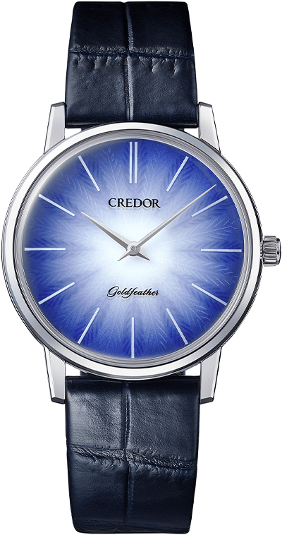 Credor Gold Feather GCBY991 Stainless Steel Case with Crocodile Strap クレドール ゴールドフェザー GCBY991 ステンレススチールケース クロコダイルストラップ